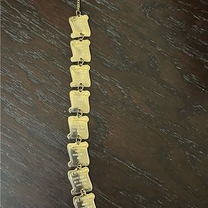 Beautiful 10 commandments bookmark